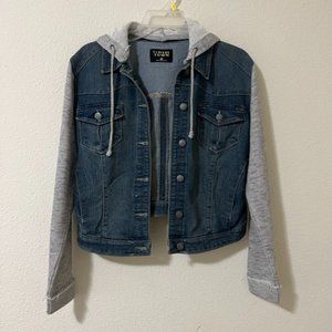 Denim hoodie- M (brand new)